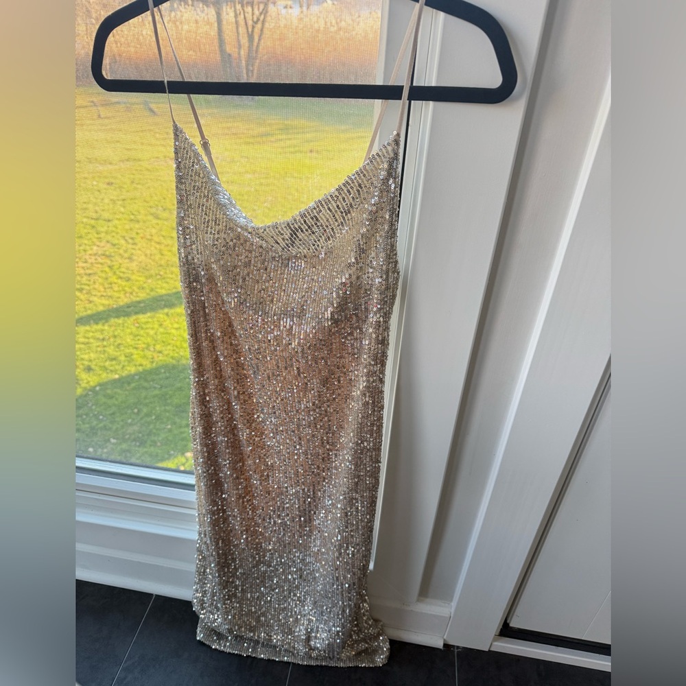 Alter’d state sequins dress. Size S
